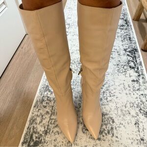 Marc Fisher Beige Heeled Boots